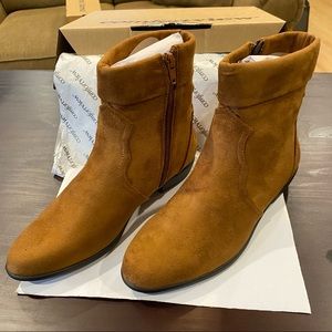 Womens new in box - size 7M Comfortview brushed suede ankle boot NOEL in…